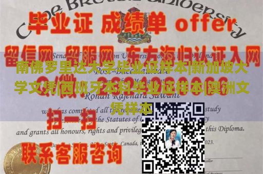 南佛罗里达大学毕业证样本|新加坡大学文凭|西班牙本科毕业证样本|澳洲文凭样本