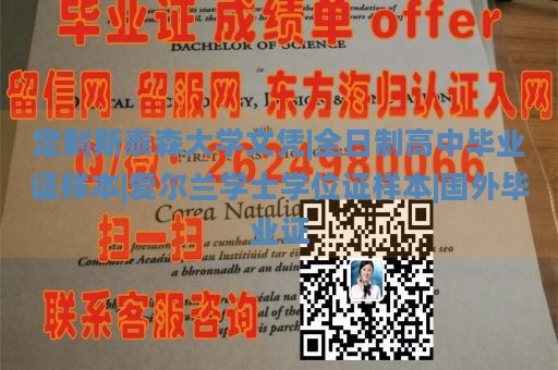 定制斯泰森大学文凭|全日制高中毕业证样本|爱尔兰学士学位证样本|国外毕业证