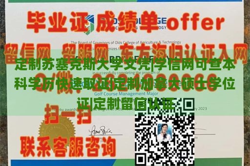 定制苏塞克斯大学文凭|学信网可查本科学历快速取证|定制加拿大硕士学位证|定制留信认证