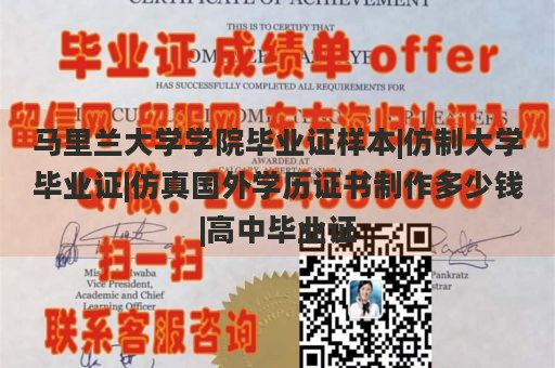 马里兰大学学院毕业证样本|仿制大学毕业证|仿真国外学历证书制作多少钱|高中毕业证