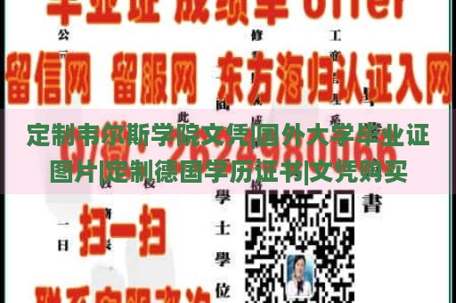 定制韦尔斯学院文凭|国外大学毕业证图片|定制德国学历证书|文凭购买