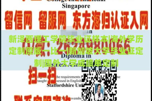 新泽西理工学院毕业证样本|海外学历定制原版一比一|新加坡大学毕业证定制|国外大学成绩单定制