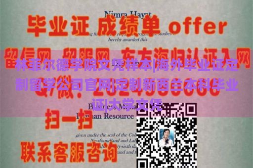 林菲尔德学院文凭样本|海外毕业证定制留学公司官网|定制新西兰本科毕业证|大学文凭