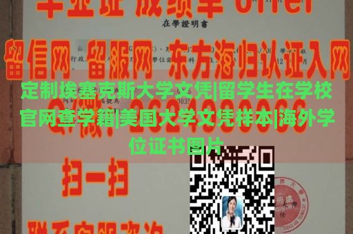 定制埃塞克斯大学文凭|留学生在学校官网查学籍|美国大学文凭样本|海外学位证书图片