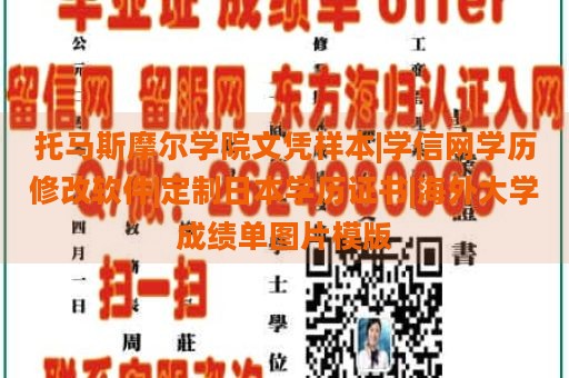 托马斯摩尔学院文凭样本|学信网学历修改软件|定制日本学历证书|海外大学成绩单图片模版