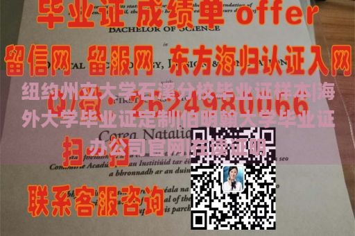 纽约州立大学石溪分校毕业证样本|海外大学毕业证定制|伯明翰大学毕业证办公司官网|在读证明