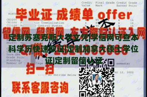 定制苏塞克斯大学文凭|学信网可查本科学历快速取证|定制加拿大硕士学位证|定制留信认证