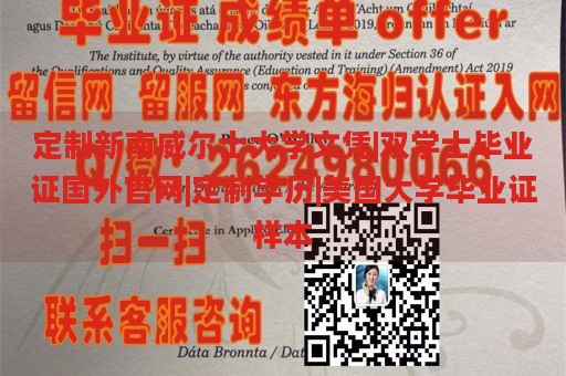 定制新南威尔士大学文凭|双学士毕业证国外官网|定制学历|美国大学毕业证样本