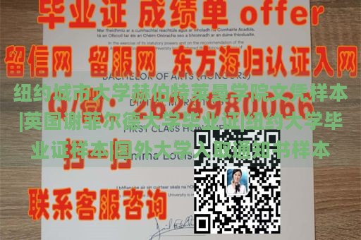 纽约城市大学赫伯特莱曼学院文凭样本|英国谢菲尔德大学毕业证|纽约大学毕业证样本|国外大学入取通知书样本