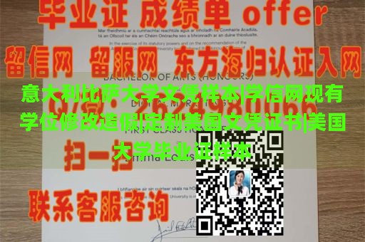 意大利比萨大学文凭样本|学信网现有学位修改造假|定制美国文凭证书|美国大学毕业证样本