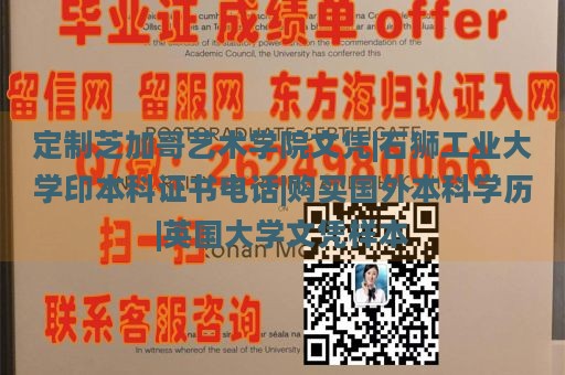 定制芝加哥艺术学院文凭|石狮工业大学印本科证书电话|购买国外本科学历|英国大学文凭样本