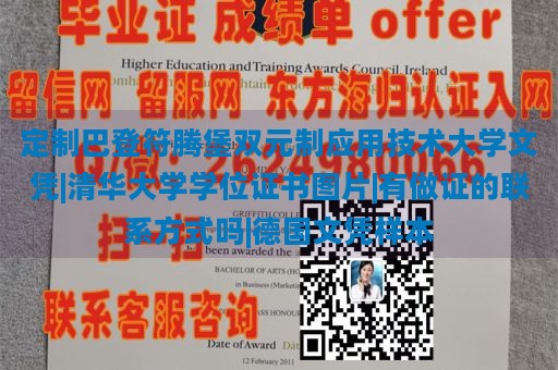 定制巴登符腾堡双元制应用技术大学文凭|清华大学学位证书图片|有做证的联系方式吗|德国文凭样本