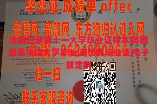 法国巴黎第十一大学毕业证样本|英国谢菲尔德大学毕业证|仿真毕业证|电子版定制